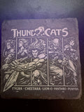 "Custom laser-engraved slate coaster with Thundercat's themed coasters — ShadowFax Custom Creations, personalized laser engraved slate gifts"